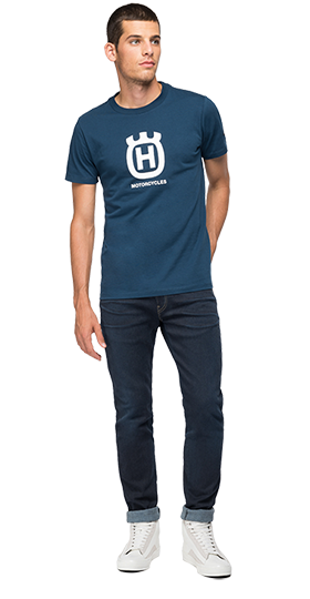 オーガニックコットン Tシャツ REPLAY FOR HUSQVARNA